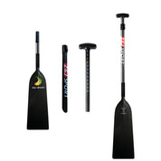 ZJ Neuankömmlinge IDBF zugelassene Kohlefaser -Drachenboot -Paddel mit Diedral -Klingen -Rundwelle (Schwert)