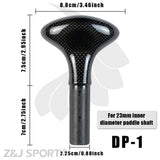 ZJ Lightweight Prepreg Carbon Handle for Dragon Boat Paddles [Free Shipping]