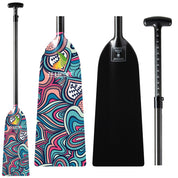 ZJ Special Offer IDBF Approved Carbon Dragon Boat Paddle with Graphic Blade (Limited Time Promotion)