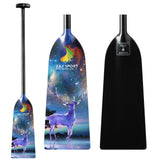 ZJ Special Offer IDBF Approved Carbon Dragon Boat Paddle with Graphic Blade (Limited Time Promotion)