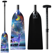 ZJ Special Offer IDBF Approved Carbon Dragon Boat Paddle with Graphic Blade (Limited Time Promotion)