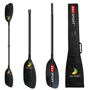 ZJ Full Carbon Whitewater Paddle With Integrated Foam Blade and Straight Shaft (SG model)