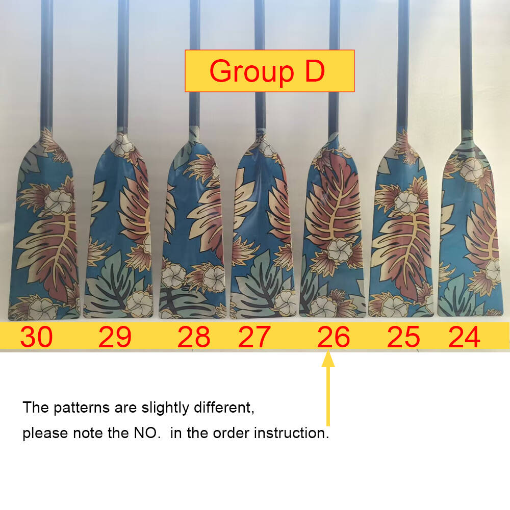 ZJ Special Offer IDBF Approved Carbon Dragon Boat Paddle with BH369 One Side Graphic Blade