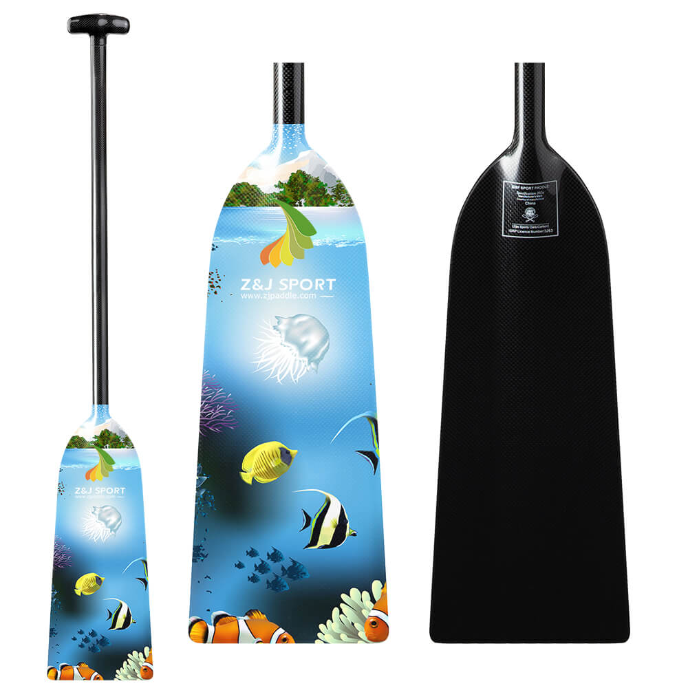 ZJ Special Offer IDBF Approved Carbon Dragon Boat Paddle with