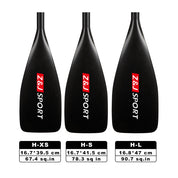 ZJ 3-Piece / 2-Piece Adjustable Carbon SUP Paddle Race H Model