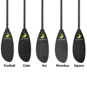 ZJ 2 piece / 4 piece Carbon Fiber Sea Kayak Paddle High-Angle Dynamic Blade (SKD-I)