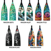 ZJ Ligero de carbono Sup Paddle-1 pieza, 2 piezas o 3 piezas con Macon Blade