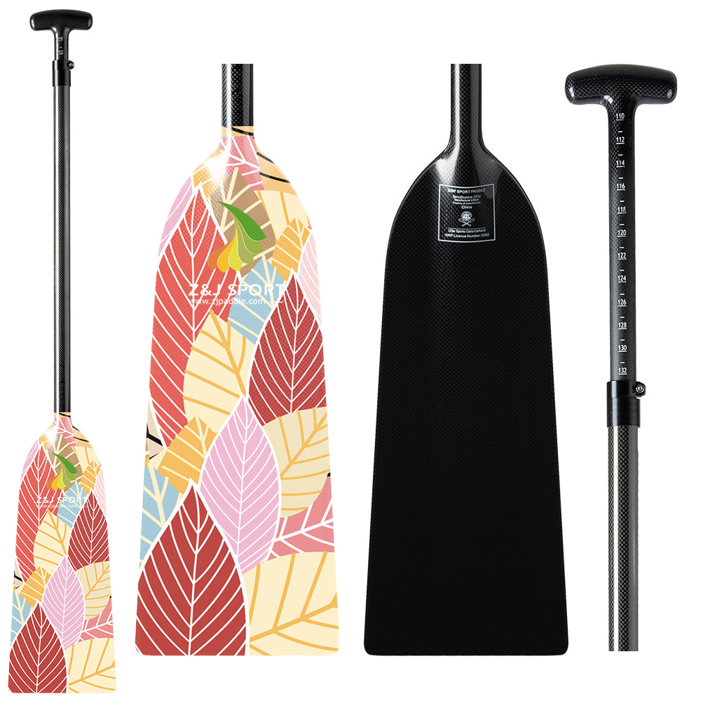 ZJ Special Offer IDBF Approved Carbon Dragon Boat Paddle with Graphic Blade (Limited Time Promotion)