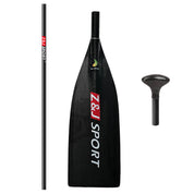 ZJ Lightweight Carbon SUP Paddle - 1-Piece, 2-Piece, or 3-Piece with Macon Blade (matte finished)