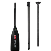 ZJ Lightweight Carbon SUP Paddle - 1-Piece, 2-Piece, or 3-Piece with Macon Blade (matte finished)