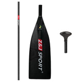 ZJ Lightweight Carbon SUP Paddle - 1-Piece, 2-Piece, or 3-Piece with Macon Blade (matte finished)