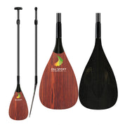 ZJ Adjustable Carbon Outrigger Canoe Paddle With C-W Carbon Blade