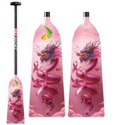 ZJ IDBF Approved Carbon PINK Series Dragon Boat Paddle - Fixed or Adjustable Length