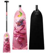 ZJ IDBF Approved Carbon PINK Series Dragon Boat Paddle - Fixed or Adjustable Length
