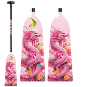 ZJ IDBF Approved Carbon PINK Series Dragon Boat Paddle - Fixed or Adjustable Length