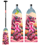 ZJ IDBF Approved Carbon PINK Series Dragon Boat Paddle - Fixed or Adjustable Length