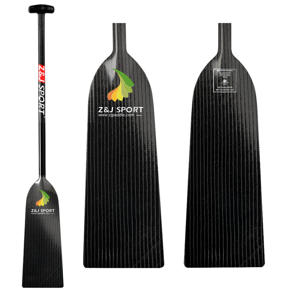 ZJ IDBF Approved Dragon Boat Paddle with Jacquard carbon/Kevlar