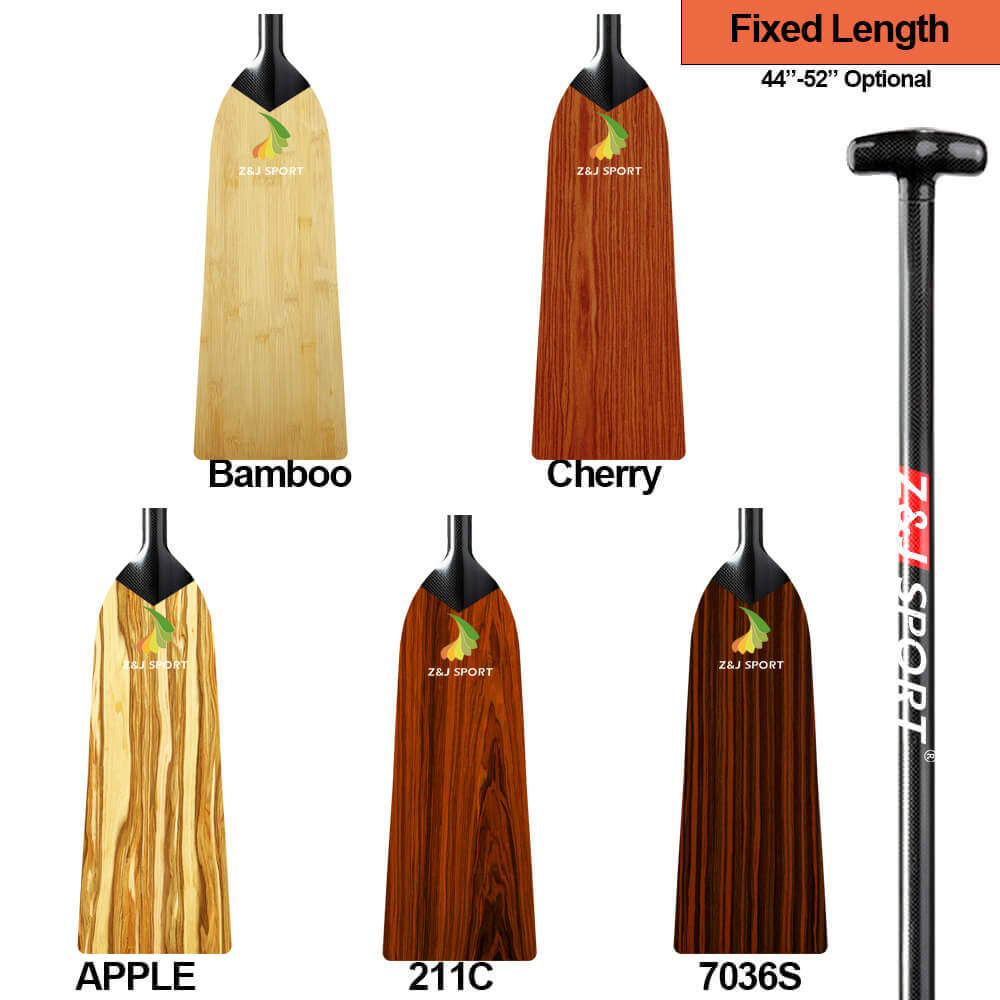 ZJ IDBF Approved Dragon Boat Paddle with Jacquard carbon/Kevlar/Innegra/Wooden Verner Blade