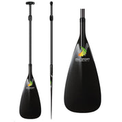 ZJ Full Carbon Outrigger Canoe Steering Paddle