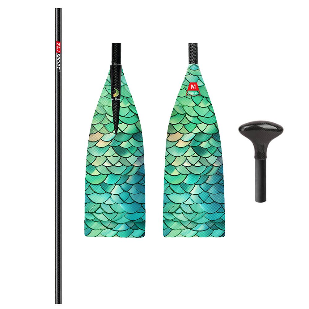 ZJ Ligero de carbono Sup Paddle-1 pieza, 2 piezas o 3 piezas con Macon Blade