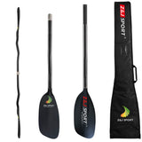 ZJ Full Carbon Whitewater Paddle With Integrated Foam Blade and Cranked Shaft (SG model)