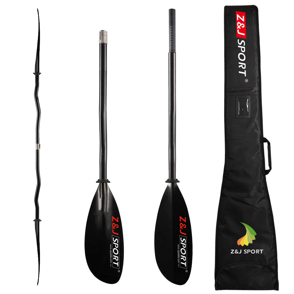 サーフィン・ボディボード JP CARBON PADDLE 2 PIECE ADJ 85 Carbon Glass - JP Australia 2-parts, 3-parts, 2 blade sizes, Anti