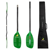 ZJ Whitewater Paddle With Slit in Translucent Fiberglass Blade( the middle tube is only for connection)