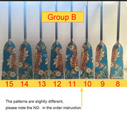 ZJ Special Offer IDBF Approved Carbon Dragon Boat Paddle with BH369 One Side Graphic Blade