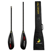 ZJ X Series Carbon Fiber Kayak Surfski Paddle With Oval Shaft