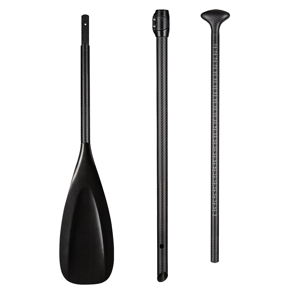 ZJ 3 pièces en carbone réglable SUP Paddle Race X modèle