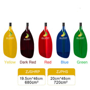 ZJ Whitewater Paddle With Cranked Shaft And Translucent Fiberglass Blade (Classic model)