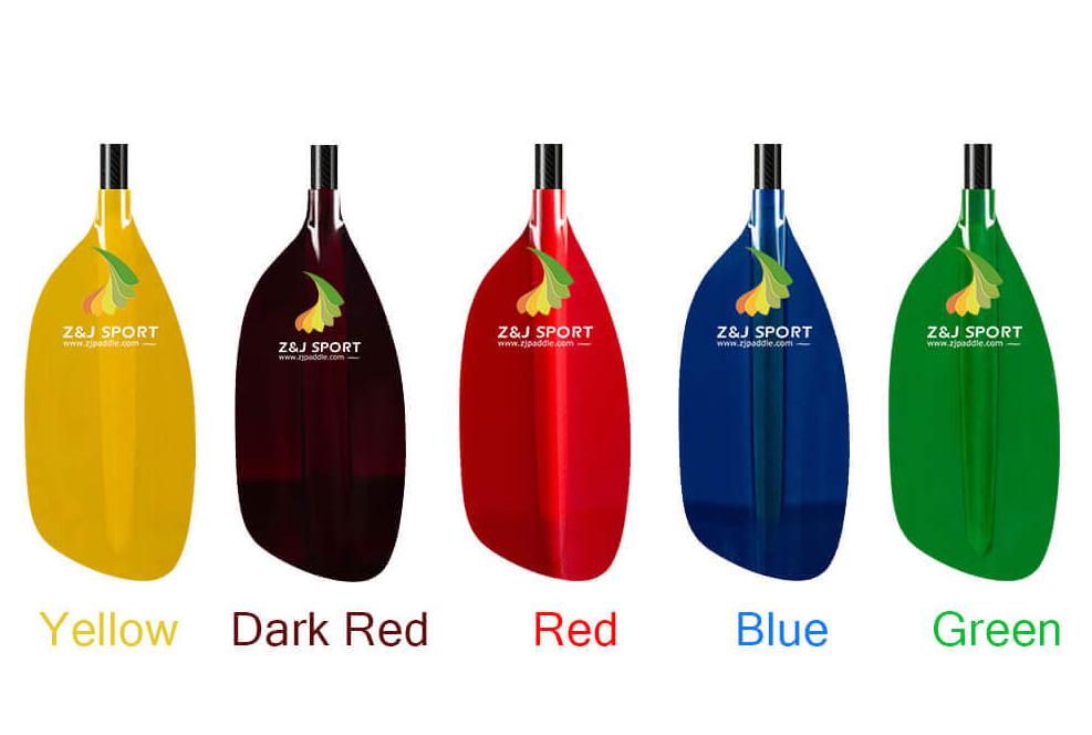 Lâmina ZJ para remo de corredeiras (1 conjunto = 2 lâminas: 1 direita + 1 esquerda)