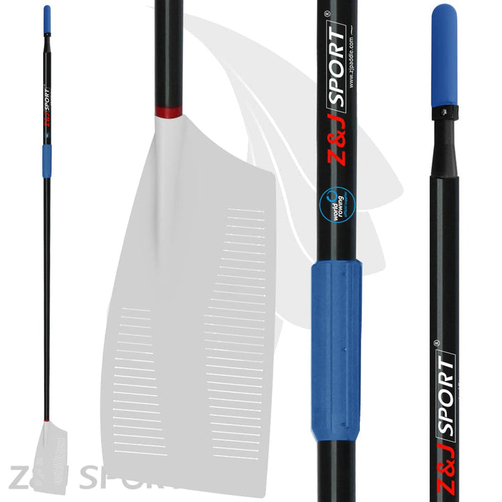 ZJ Sculling Oars With Carbon Oval Shaft with Slit in Blade(5 pairs/box)
