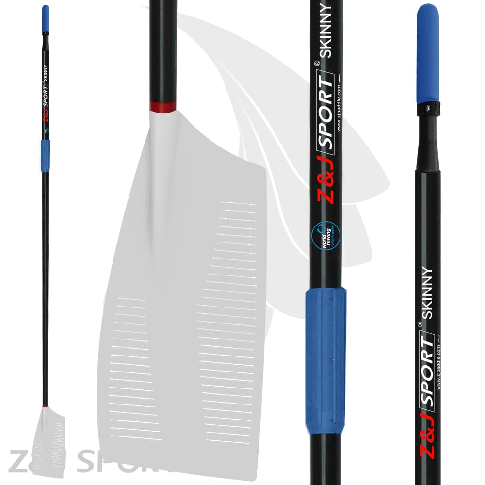 ZJ Sculling Oars With Carbon Oval Shaft with Slit in Blade(5 pairs/box)