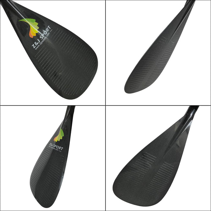 ZJ High Performance Outrigger Canoe Paddle Upper Bent Shaft With Slit in Blade