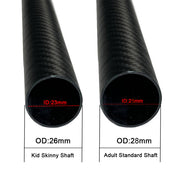 ZJ Adjustable SUP Paddle For Kids With Skinny Carbon Shaft In OD 26mm