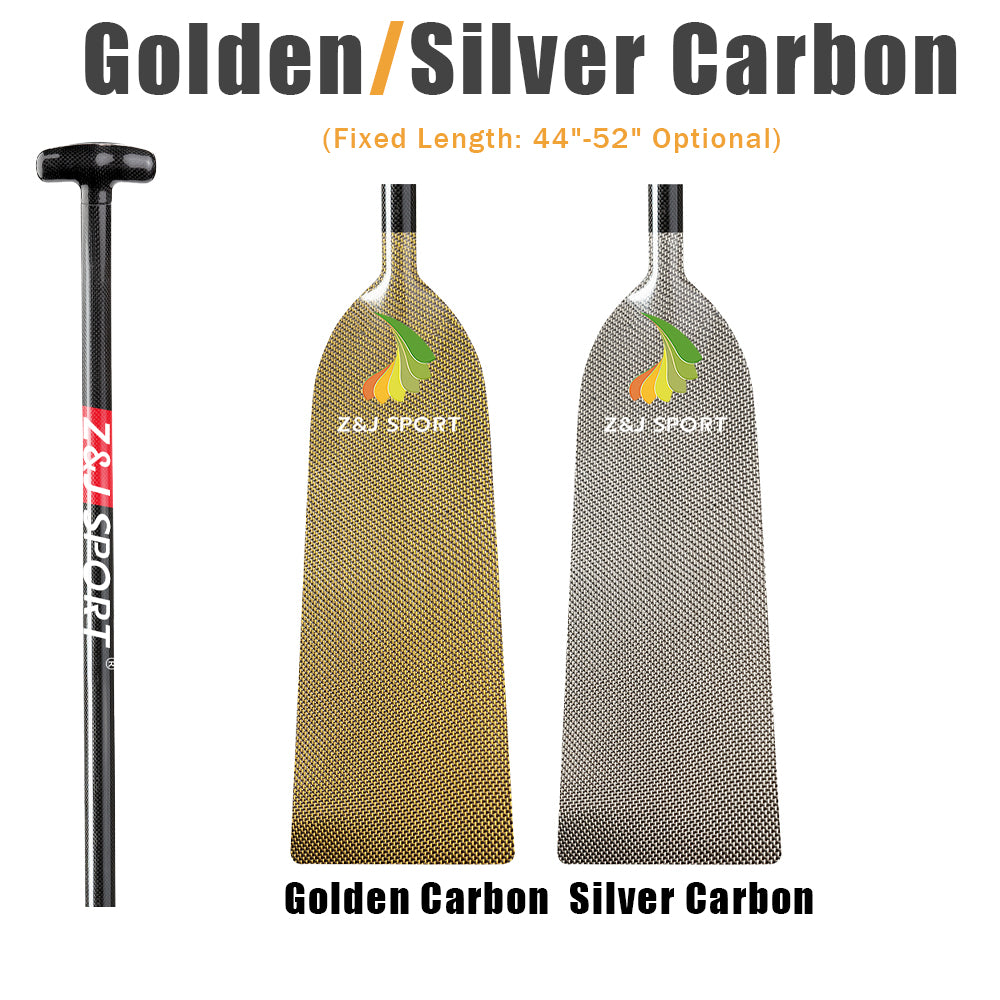 ZJ IDBF Approved Dragon Boat Paddle with Jacquard Carbon / Kevlar / Innegra / Wood Veneer Blade