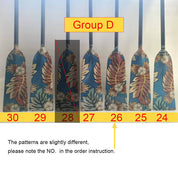 ZJ Sonderangebot IDBF zugelassenes Carbon Dragon Boot Paddel mit BH369 One Side Graphic Blade