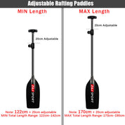 ZJ Canoe Whitewater Rafting Paddle With Carbon / Kevlar / Innegra Blade (unassembled)