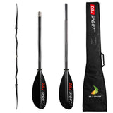 ZJ 2 Piece / 4 Piece Carbon Fiber Sea Kayak Paddle High-Angle Dynamic Blade (SKD-II)