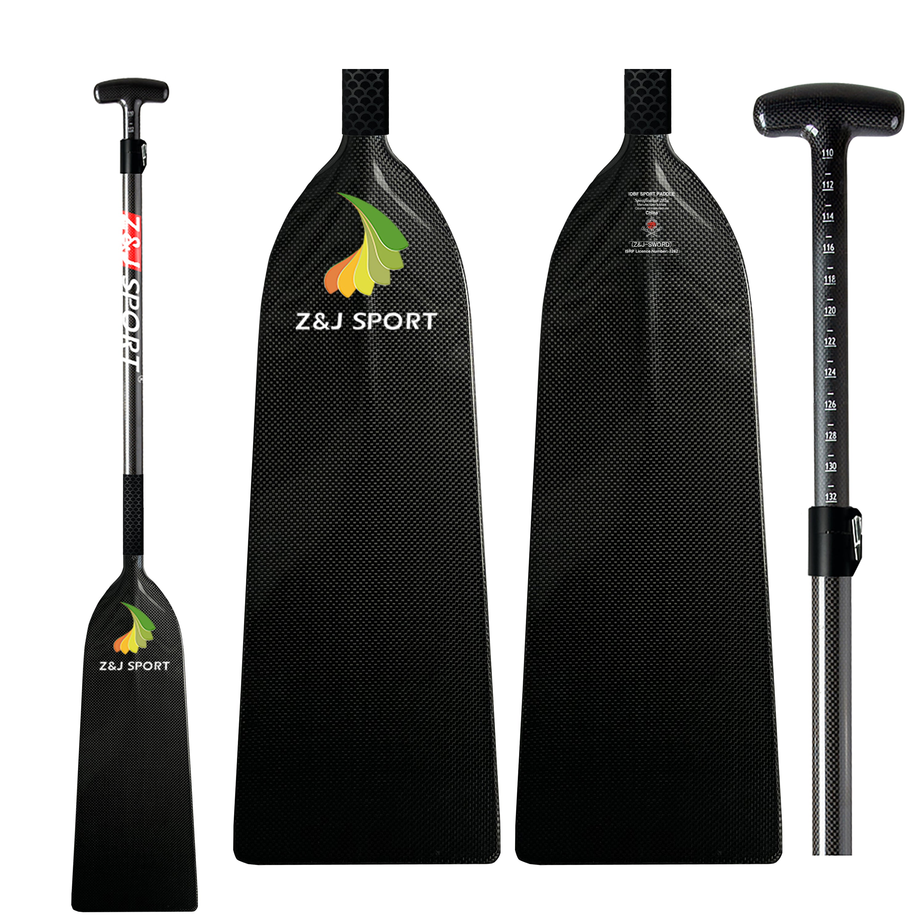 Paddle with Z&J Sport branding on a white background