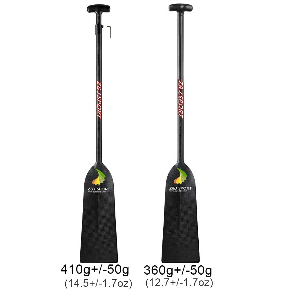 ZJ New Arrival IDBF Approved Carbon Fiber Matte Dragon Boat Paddle with Big Dihedral Blade  (SWORD)