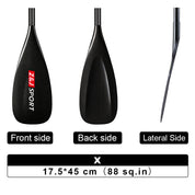 ZJ 3-Piece / 2-Piece Adjustable Carbon SUP Paddle Race X Model