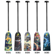 Pagaia ZJ Dragon Boat con grafica sulla lama