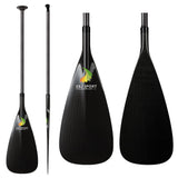ZJ Full Carbon Outrigger Canoe Steering Paddle Custom Graphics