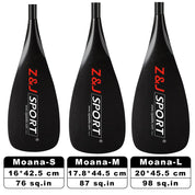 ZJ 3-Pieces SUP Paddle Race Moana Model