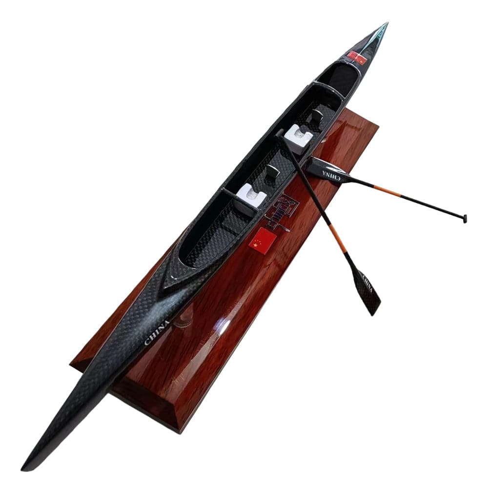 ZJ Handcrafted Canoe Model Miniatures( Carbon/Carbon+color)