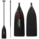ZJ Full Carbon Fiber Flatwater Canoe Paddle (Unassembled)