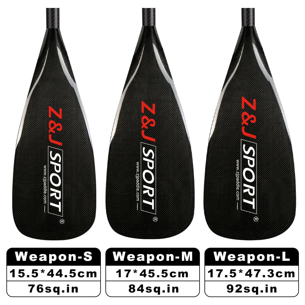 ZJ 3-teiliges SUP Paddle Race Waffenmodell