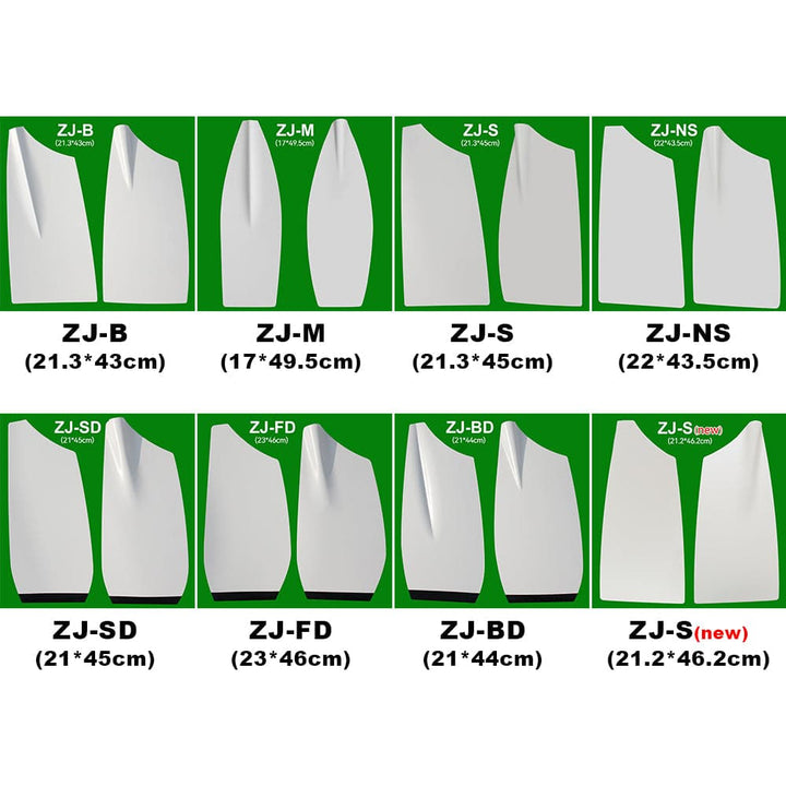 ZJ Sculling Oars With Carbon Oval Shaft (5 pairs/box)